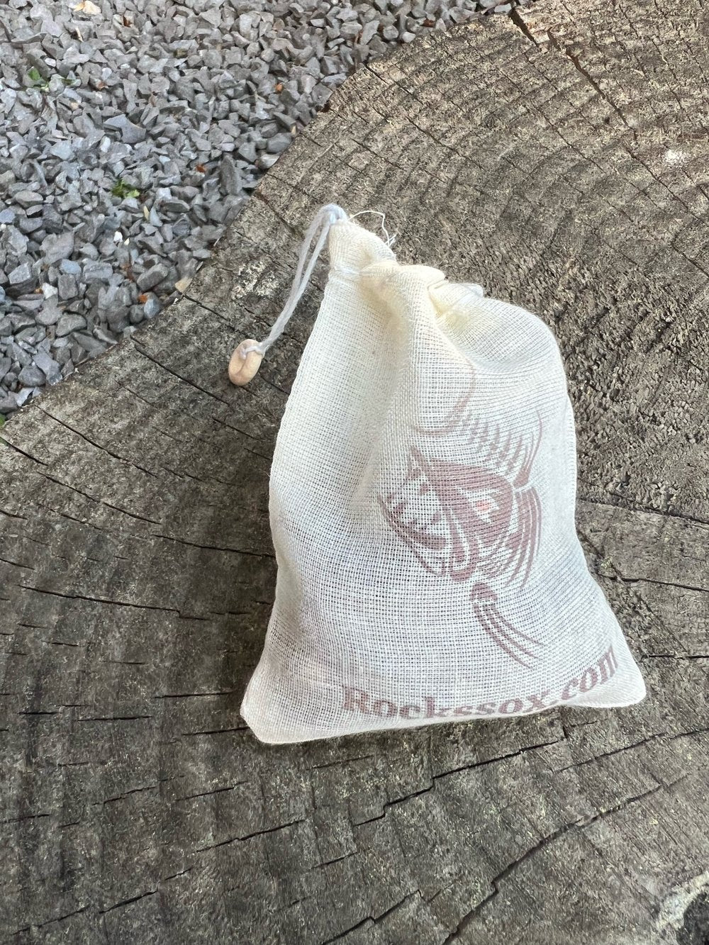 Cotton and wood fishing sinkers